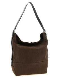 Lemaire Belted Shopping Bag Brown