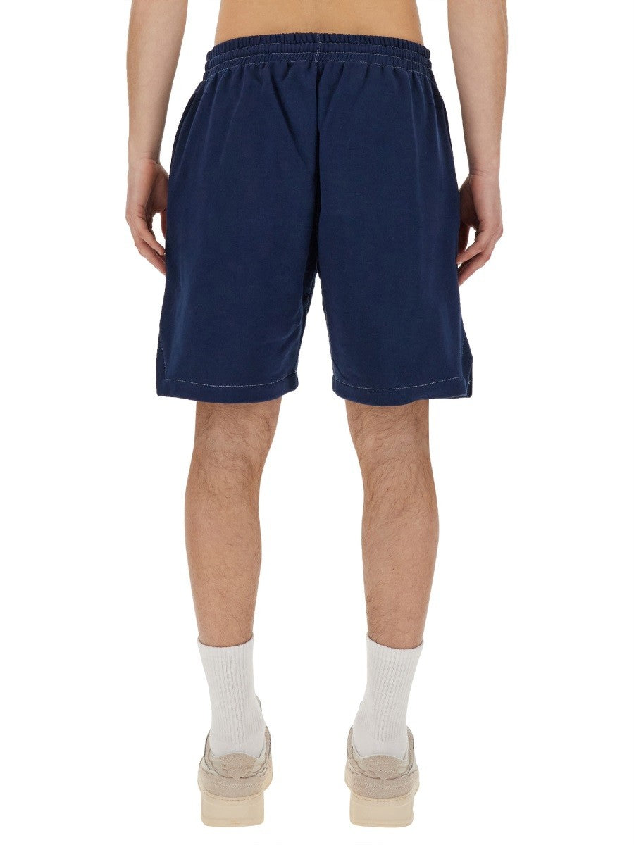 MSGM Men's Bermuda Shorts Blue