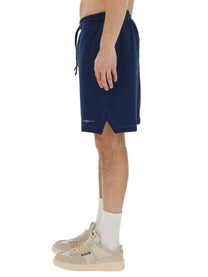 MSGM Men's Bermuda Shorts Blue