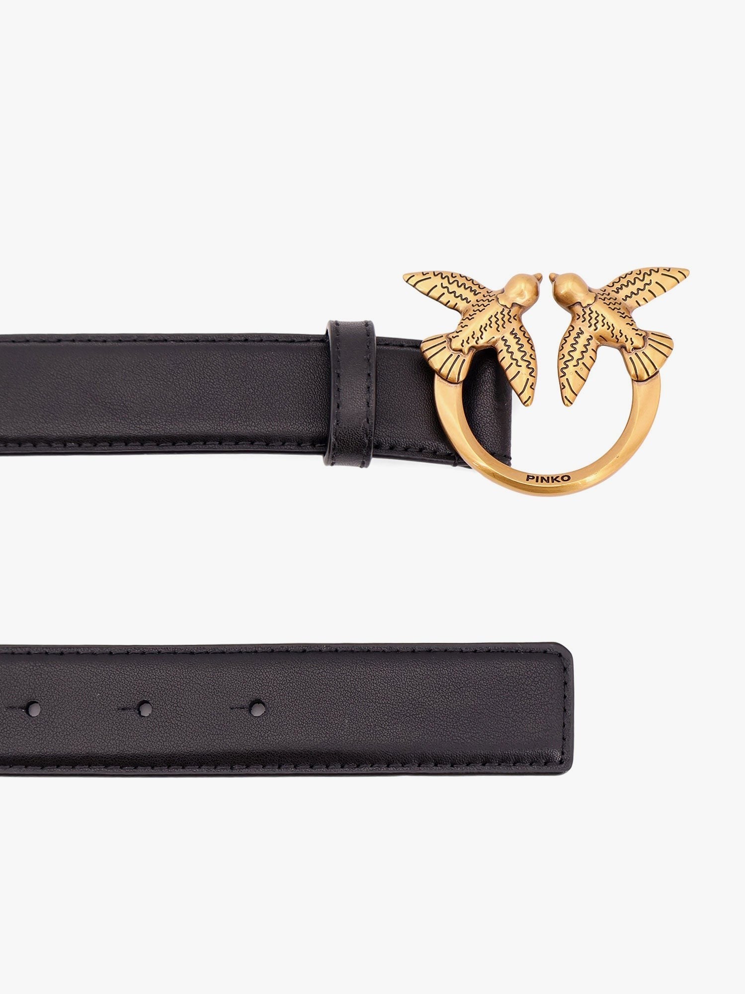 Pinko Women's Love Berry Belt Black