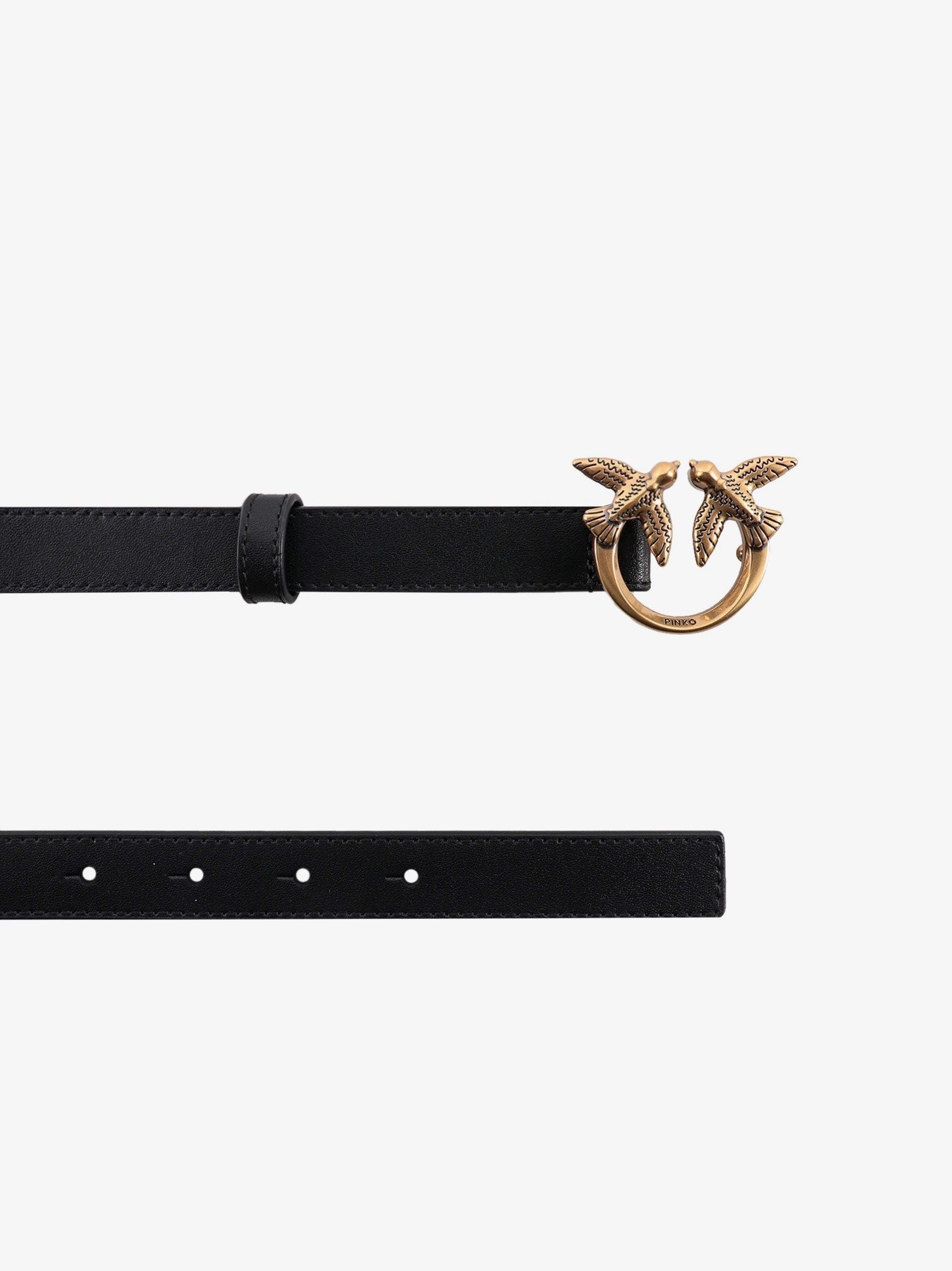 Pinko Women's Love Berry Belt Black