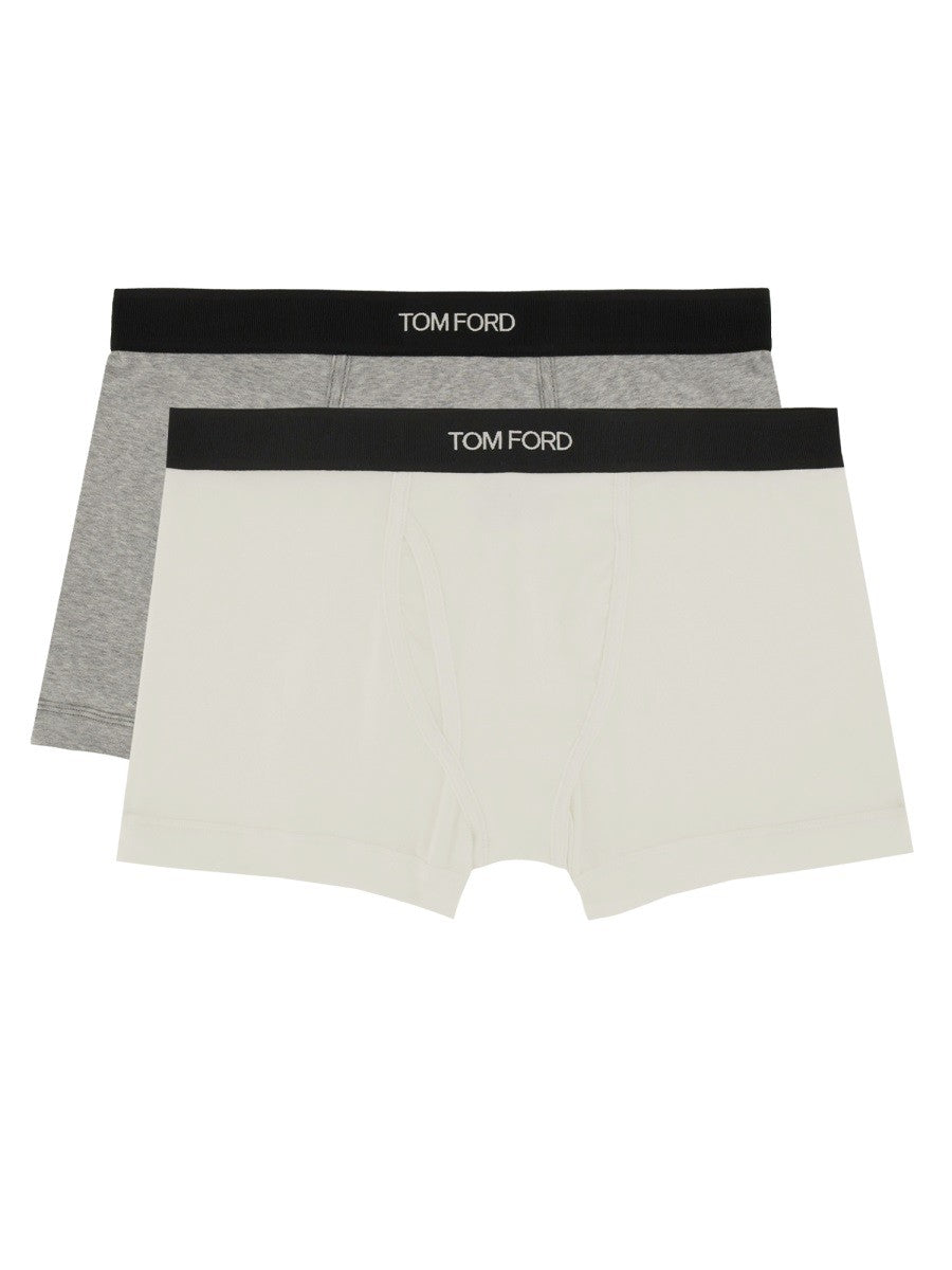 Tom Ford Men's BI Pack Boxer White