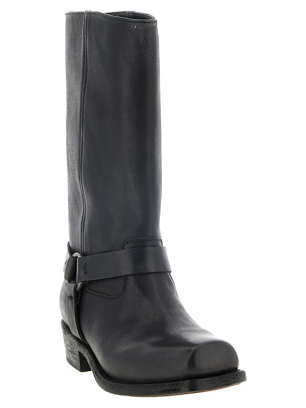 Golden Goose Biker Boots Black