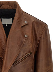 Maison Margiela Biker Jacket Brown, view 3