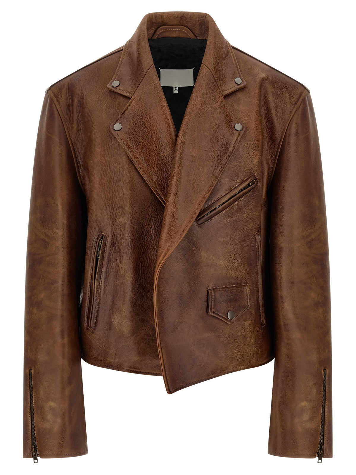 Maison Margiela Biker Jacket Brown