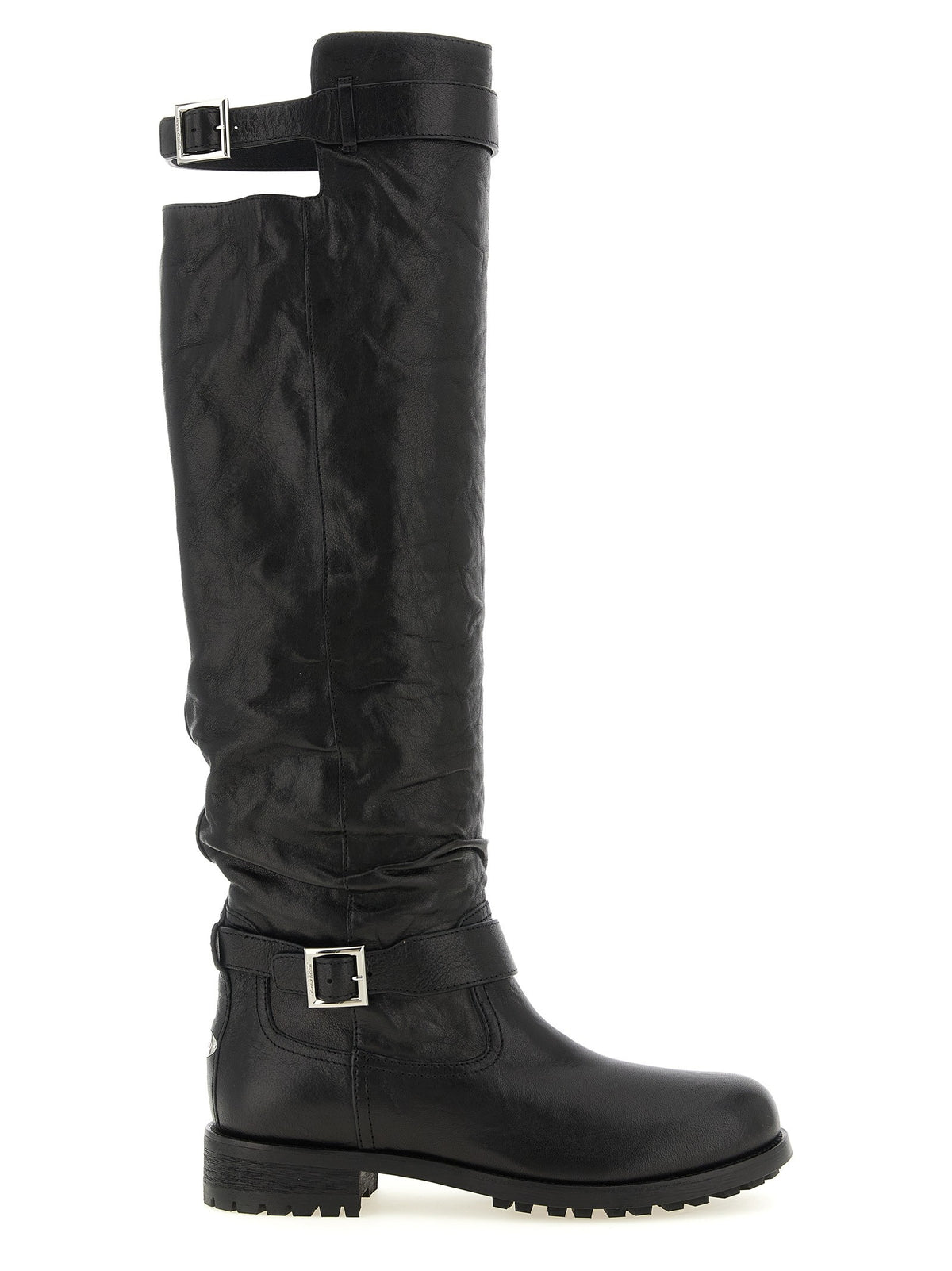 Jimmy Choo Biker KB Boots Black