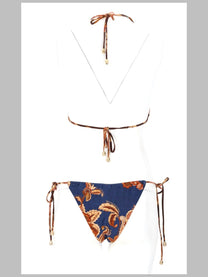 Zimmermann Women's Bikini Triangolo Aster Multicolor