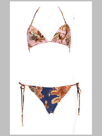 Zimmermann Women's Bikini Triangolo Aster Multicolor