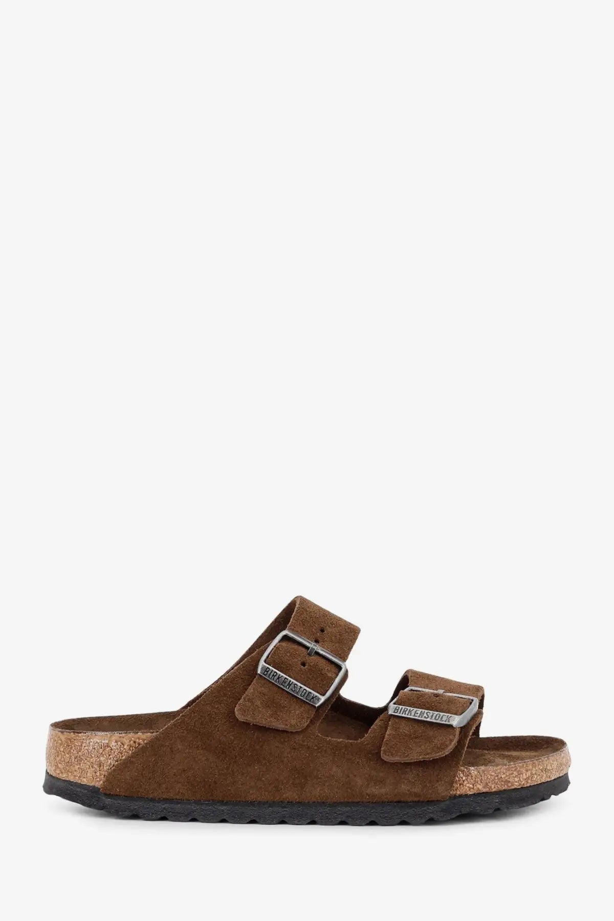 Birkenstock Unisex Arizona BS Suede Sandals Brown