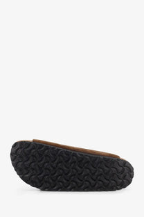 Birkenstock Unisex Arizona BS Suede Sandals Brown