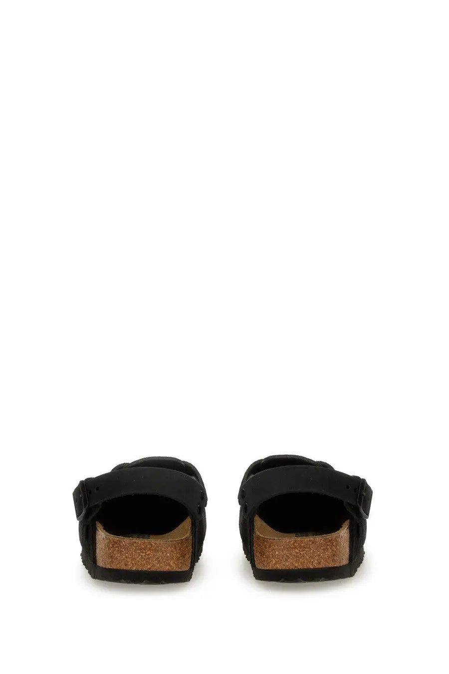 Birkenstock unisex sabot Boston black sandals with classic cork footbed and adjustable strap design