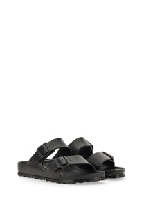 Birkenstock unisex sandal arizona black with two adjustable straps and contoured footbed for comfort