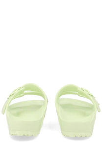 Birkenstock unisex sandalo arizona green light green two-strap sandals with textured rubber soles