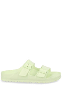 Birkenstock unisex sandalo arizona green lime green sandals with two adjustable straps and contoured footbed