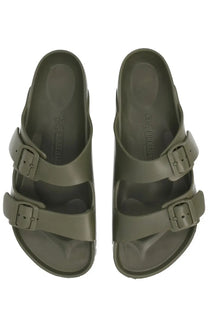 Birkenstock unisex sandalo arizona olive green sandals with two adjustable straps and contoured footbed