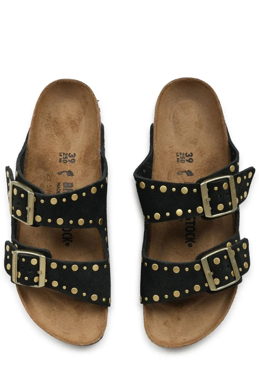 Birkenstock Unisex Sandalo Arizona Rivet Black