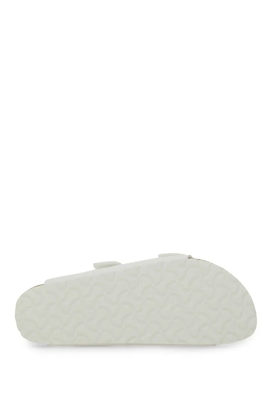 Birkenstock unisex sandalo arizona white sandal with a minimalist design and textured rubber sole