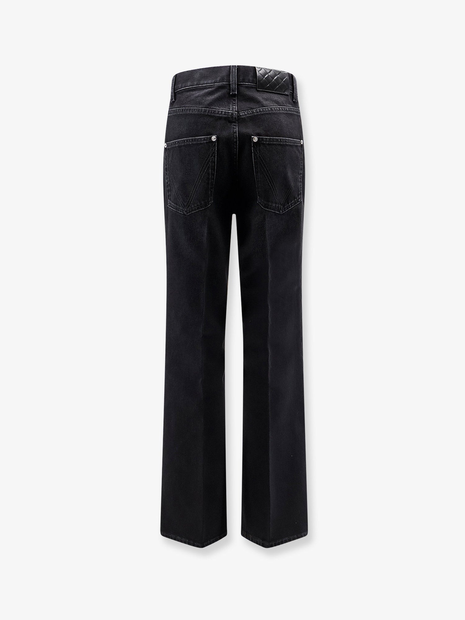 Bottega Veneta Women's Black Denim Trousers Black