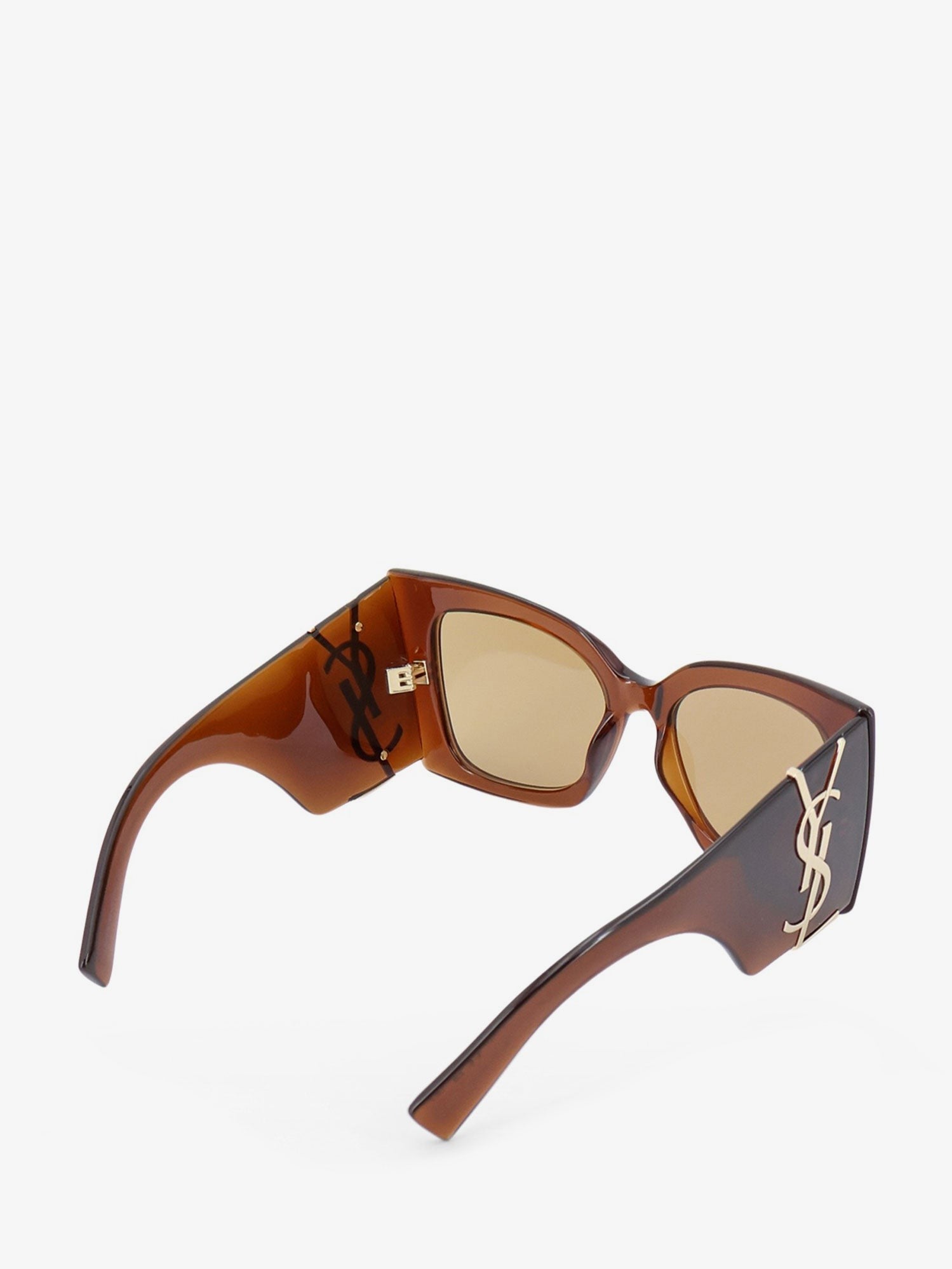 Saint Laurent Women's SL M119 Blaze Crystal Sunglasses Brown