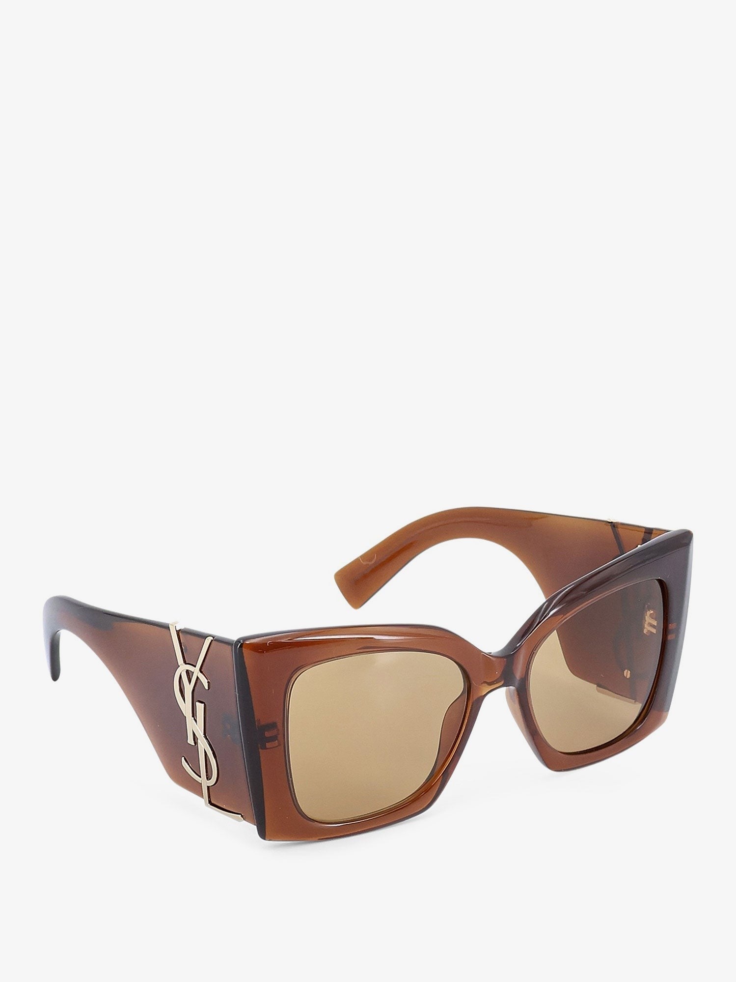 Saint Laurent Women's SL M119 Blaze Crystal Sunglasses Brown