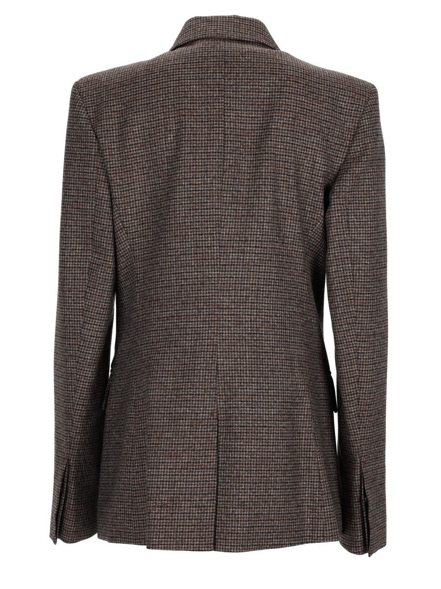 Ami Paris Women's Blazer Monopetto in Lana Brown