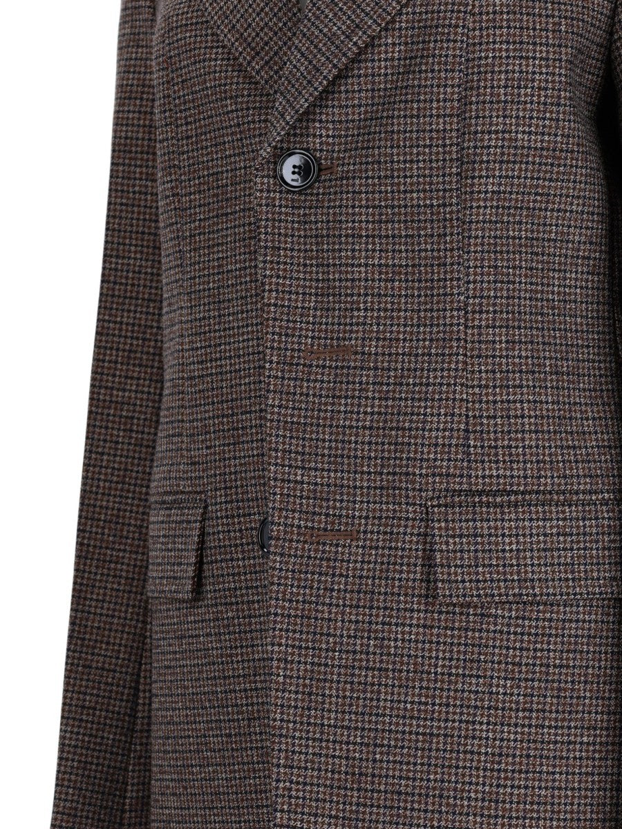 Ami Paris Women's Blazer Monopetto in Lana Brown