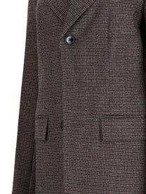 Ami Paris Women's Blazer Monopetto in Lana Brown