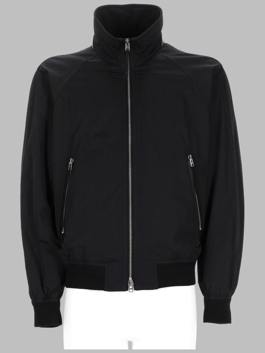 Tom Ford Men's Blouson Con Fodera in Cashmere Black