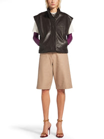 Balenciaga Women's Blouson in Pelle Morbida Brown
