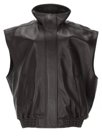 Balenciaga Women's Blouson in Pelle Morbida Brown