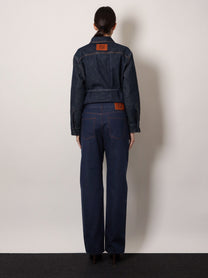 Fendi Women's FF Reverse Jeans Blue