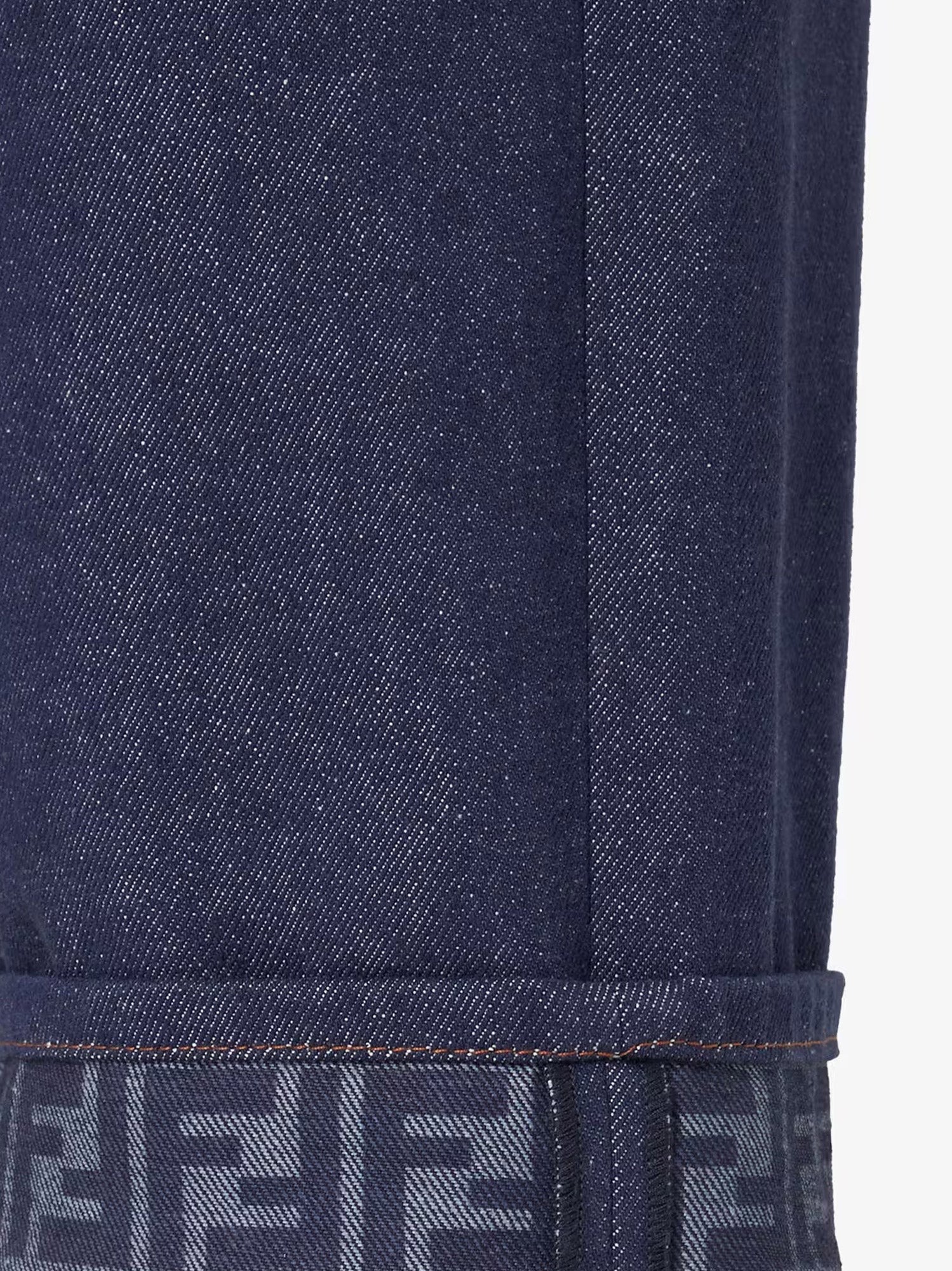 Fendi Women's FF Reverse Jeans Blue
