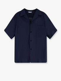 Hevò Men's Blue Denim Shirt Blue