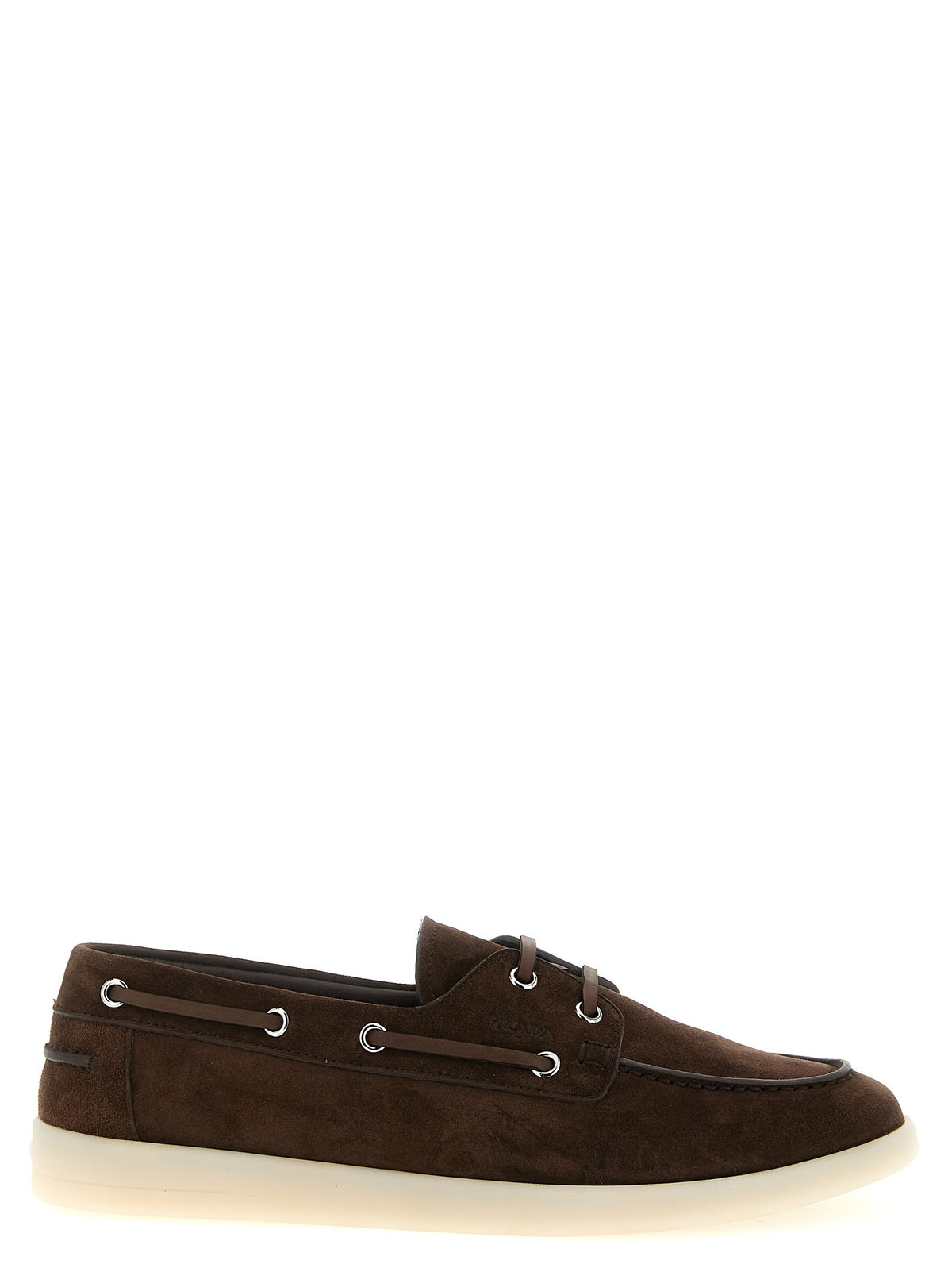 PRADA Boat Loafers Brown