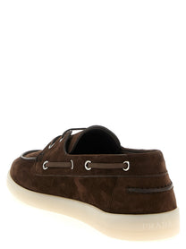 PRADA Boat Loafers Brown