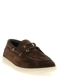 PRADA Boat Loafers Brown