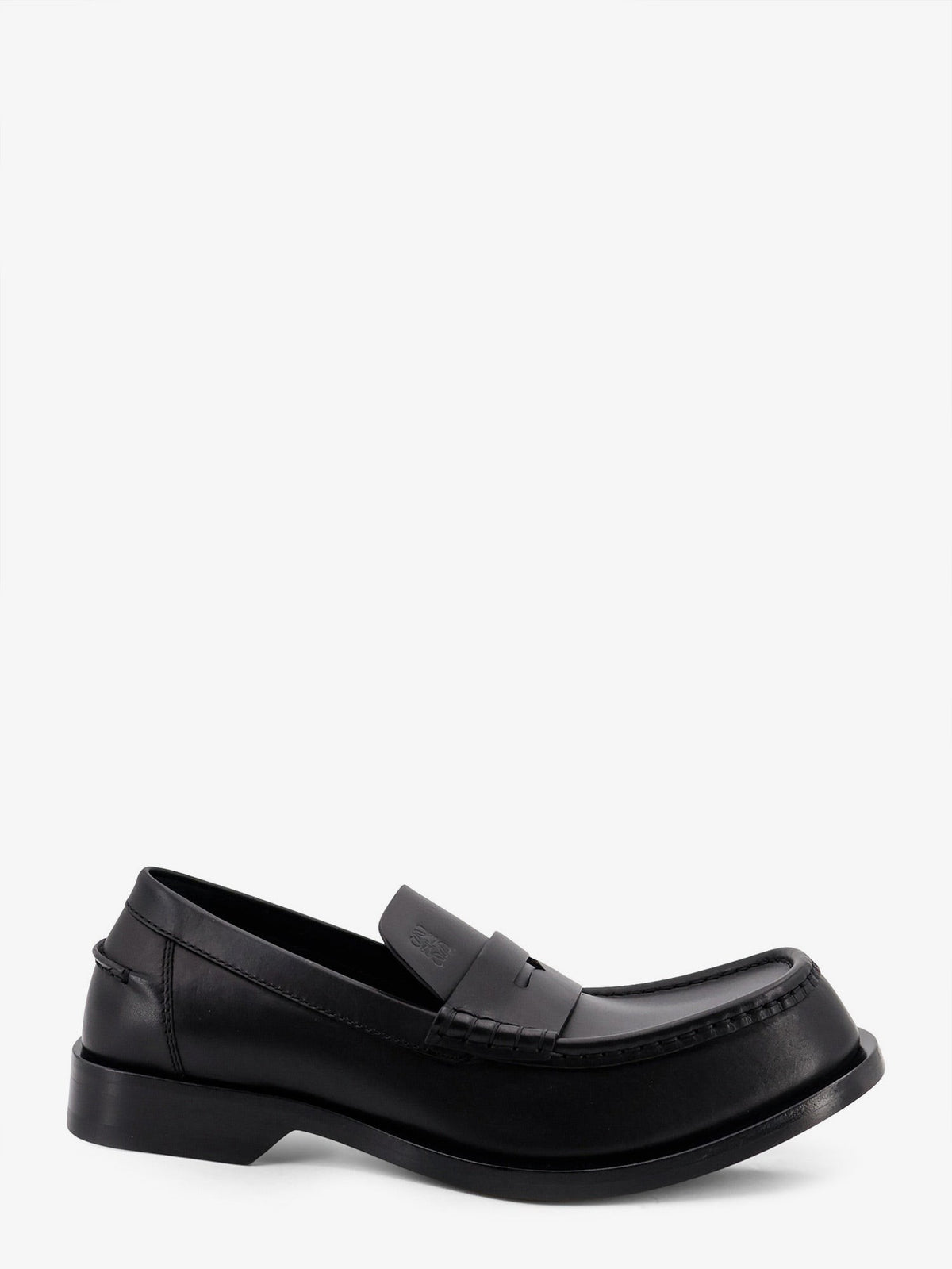 Loewe Men's Bobine Leather Loafers Black