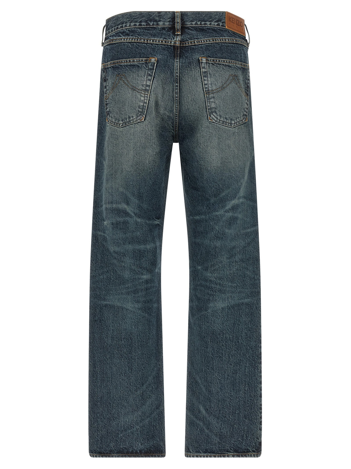 Kenzo Boke Flower Button Jeans Blue