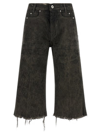 Rick Owens Bolan Cutoff Bermuda Shorts Grey
