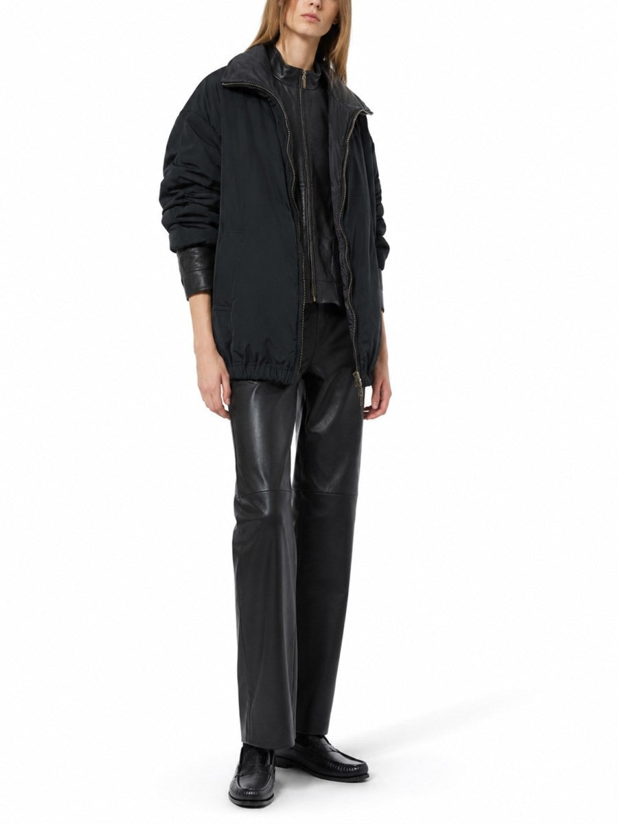 S MAX MARA Women's Bomber Imbottito Reversibile Claudia Black