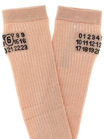 MM6 Maison Margiela Bootleg Socks Blue, view 3