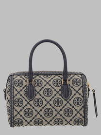 Tory Burch Women's Borsa Bauletto Monogram Petite Blue