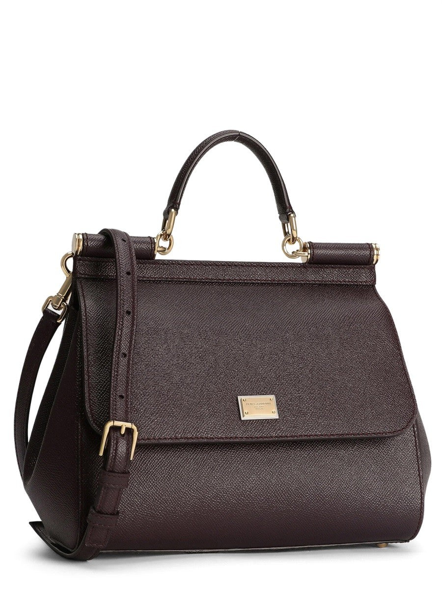 Dolce &amp; Gabbana Women's Borsa Mano Sicily Large Brown