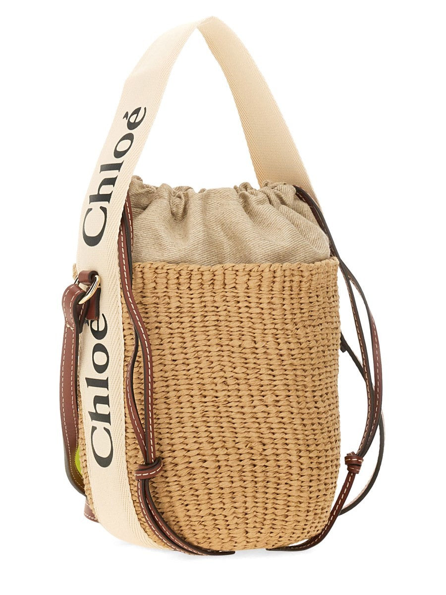 Chloé Women's Borsa Secchiello Woody Beige