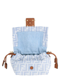 Fendi Women's Borsa Baguette Soft Small Blue