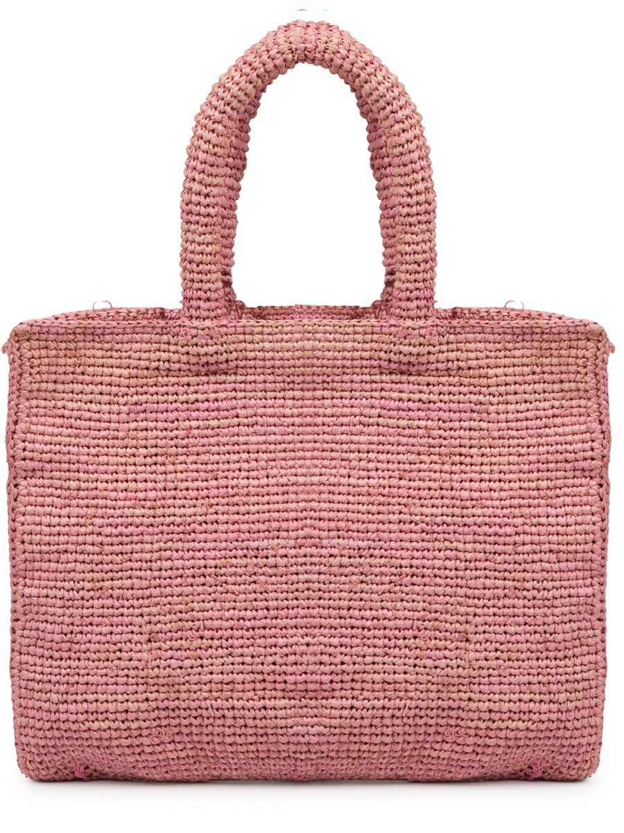 Mc2 Saint Barth Women's Borsa Colette in Rafia Blue