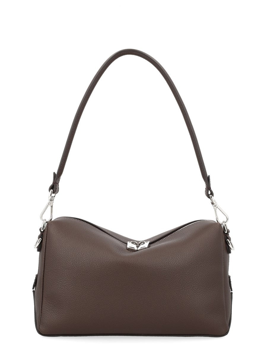 Fendi Men's Leather Fendi Lui Medium Bag Brown
