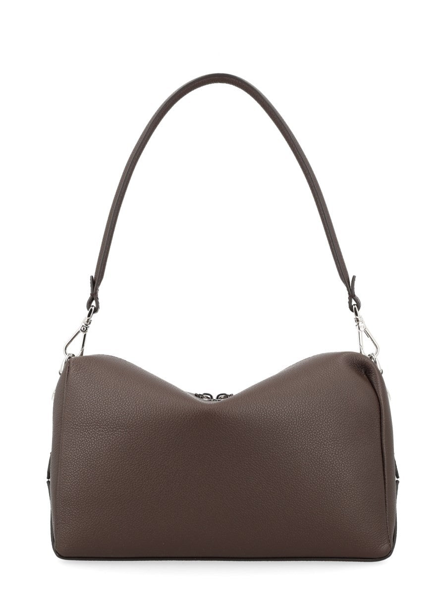 Fendi Men's Leather Fendi Lui Medium Bag Brown, view 2