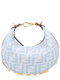 Fendi Women's Fendigraphy Mini Bag Blue, view 3