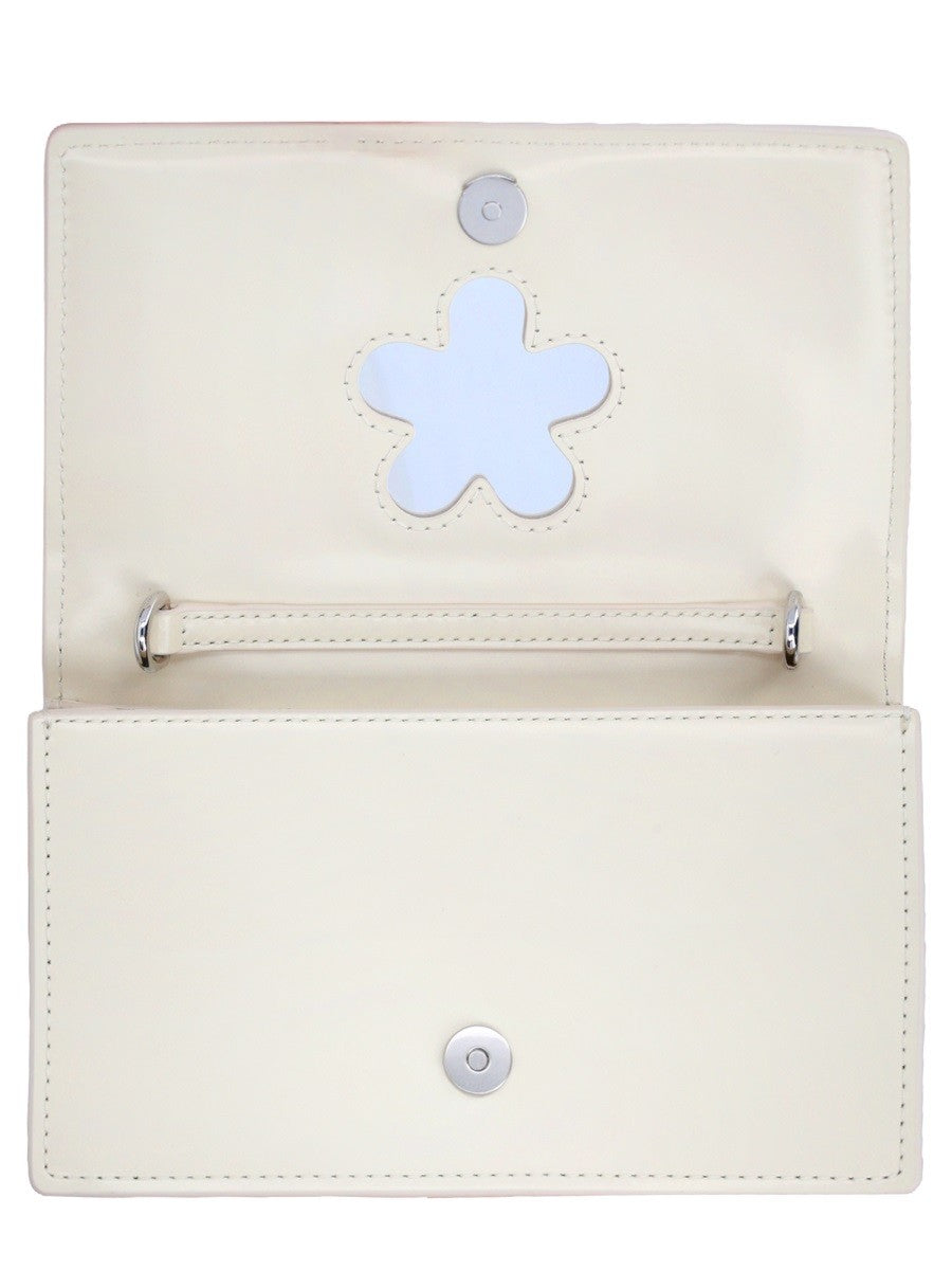 Marc Jacobs Women's Borsa Glam Mirror Mini White